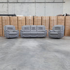 The Airlie Electric Swivel Glider Recliner - Ash available to purchase from Warehouse Furniture Clearance at our next sale event.