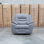 The Airlie Electric Swivel Glider Recliner - Ash available to purchase from Warehouse Furniture Clearance at our next sale event.