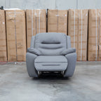The Airlie Electric Swivel Glider Recliner - Ash available to purchase from Warehouse Furniture Clearance at our next sale event.