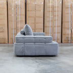 The Akiro 2.5 Seat Sofa with Adjustable Backs - Wild Dove available to purchase from Warehouse Furniture Clearance at our next sale event.