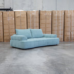 The Akiro 2.5 Seat Sofa with Adjustable Backs - Kelp Green available to purchase from Warehouse Furniture Clearance at our next sale event.