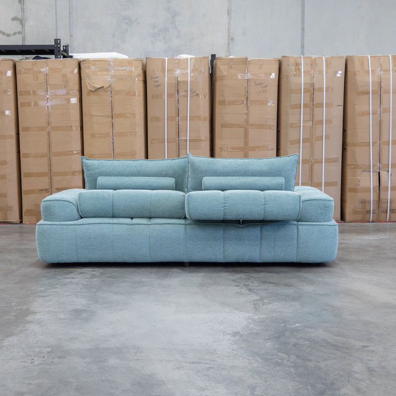 Akiro 2.5 Seat Sofa with Adjustable Backs  - Green