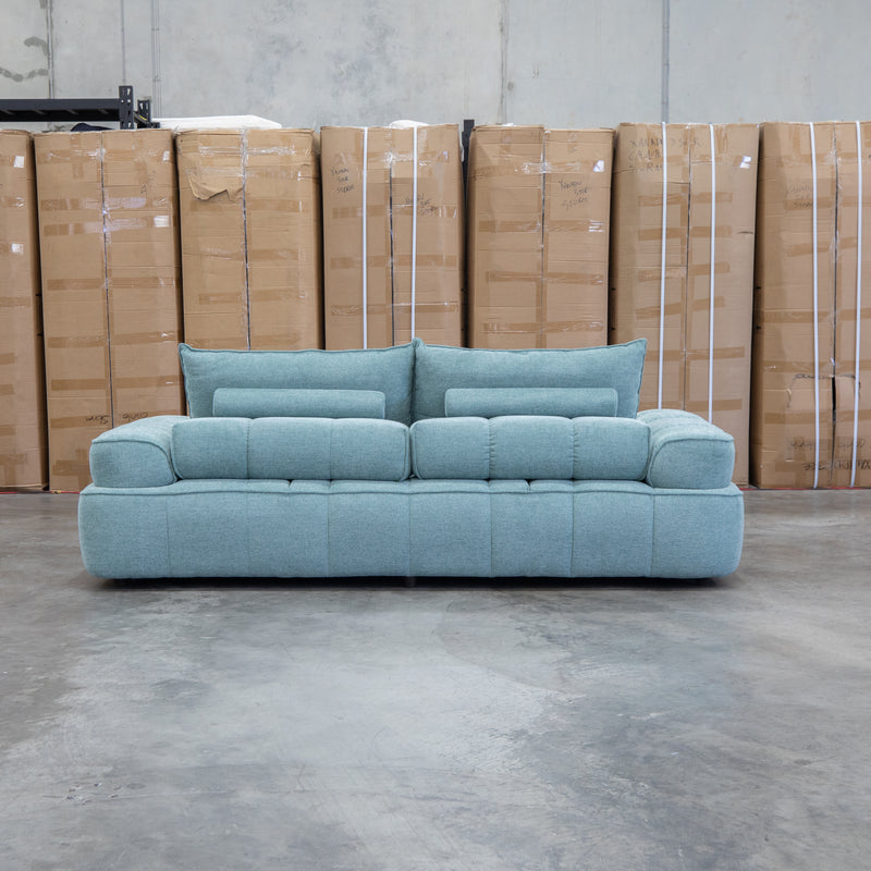 Akiro 2.5 Seat Sofa with Adjustable Backs  - Green
