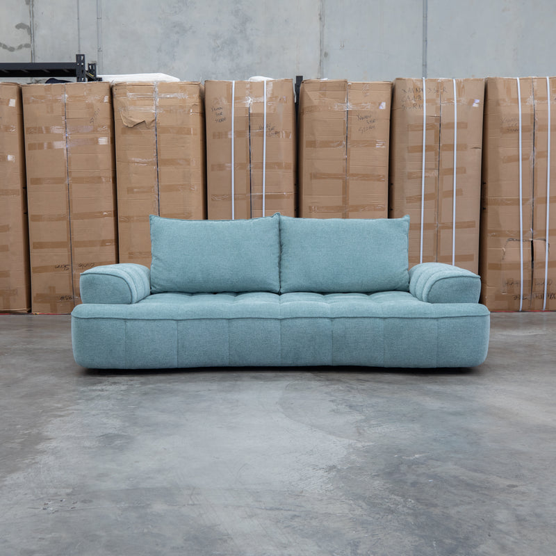 Akiro 2.5 Seat Sofa with Adjustable Backs  - Green