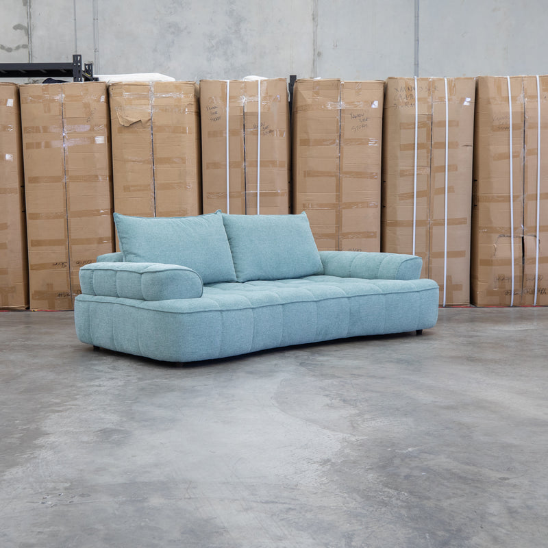 Akiro 2.5 Seat Sofa with Adjustable Backs  - Green
