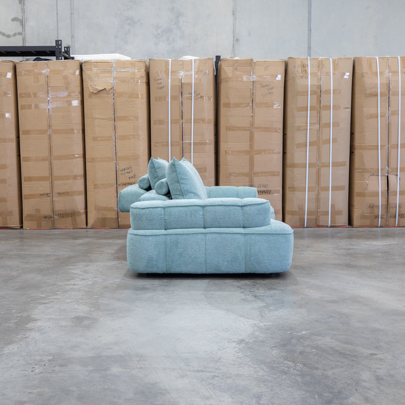 Akiro 2.5 Seat Sofa with Adjustable Backs  - Green