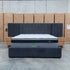 The Albany King Fabric Bed Extended Headboard - Charcoal
