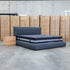 The Alina King Upholstered Bed - Charcoal