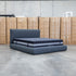The Alina King Upholstered Bed - Charcoal