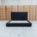 The Alina Queen Upholstered Bed - Black available to purchase from Warehouse Furniture Clearance at our next sale event.