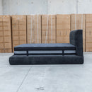 The Alina Queen Upholstered Bed - Black available to purchase from Warehouse Furniture Clearance at our next sale event.