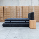 The Alina Queen Upholstered Bed - Black available to purchase from Warehouse Furniture Clearance at our next sale event.