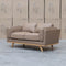The Alpine Two Seat Leather Sofa - Camel available to purchase from Warehouse Furniture Clearance at our next sale event.