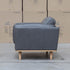 The Alpine Single Leather Armchair - Graphite