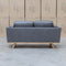 The Alpine Two Seat Leather Sofa - Graphite available to purchase from Warehouse Furniture Clearance at our next sale event.