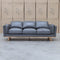The Alpine Three Seat Leather Sofa - Graphite available to purchase from Warehouse Furniture Clearance at our next sale event.