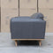 The Alpine Three Seat Leather Sofa - Graphite available to purchase from Warehouse Furniture Clearance at our next sale event.