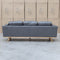 The Alpine Three Seat Leather Sofa - Graphite available to purchase from Warehouse Furniture Clearance at our next sale event.