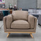 The Alpine Single Leather Armchair - Camel available to purchase from Warehouse Furniture Clearance at our next sale event.
