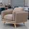 The Alpine Single Leather Armchair - Camel available to purchase from Warehouse Furniture Clearance at our next sale event.