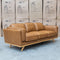 The Alpine Three Seat Leather Sofa - Antique Tan available to purchase from Warehouse Furniture Clearance at our next sale event.