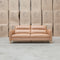 The Alyssa Three Seat Leather Sofa - Tan available to purchase from Warehouse Furniture Clearance at our next sale event.