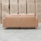 The Alyssa Three Seat Leather Sofa - Tan available to purchase from Warehouse Furniture Clearance at our next sale event.