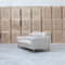 The Alyssa Three Seat Leather Sofa - White available to purchase from Warehouse Furniture Clearance at our next sale event.