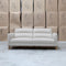 The Alyssa Three Seat Leather Sofa - White available to purchase from Warehouse Furniture Clearance at our next sale event.