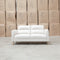 The Alyssa Two Seat Leather Sofa - White available to purchase from Warehouse Furniture Clearance at our next sale event.