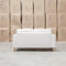 The Alyssa Two Seat Leather Sofa - White available to purchase from Warehouse Furniture Clearance at our next sale event.