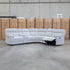 The Ambrose Modular Corner Lounge with Dual Electric Recliners - Cloud
