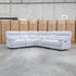 The Ambrose Modular Corner Lounge with Dual Electric Recliners - Cloud