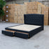 The Amelia Double Fabric Storage Bed - Charcoal