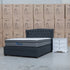 The Amelia Double Fabric Storage Bed - Charcoal
