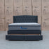 The Amelia Double Fabric Storage Bed - Charcoal