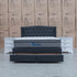 The Amelia Double Fabric Storage Bed - Charcoal