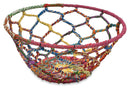 The Amita Fabric Open Weave Iron and Fabric Décor Bowl Small - Multi Colour - BOR25 - Available In-Store Only available to purchase from Warehouse Furniture Clearance at our next sale event.