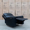 The Anchorage Triple Motor Electric Single Recliner - Black Leather available to purchase from Warehouse Furniture Clearance at our next sale event.