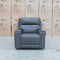 The Anchorage Triple Motor Electric Single Recliner - Storm Leather available to purchase from Warehouse Furniture Clearance at our next sale event.