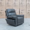 The Anchorage Triple Motor Electric Single Recliner - Storm Leather available to purchase from Warehouse Furniture Clearance at our next sale event.