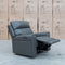 The Anchorage Triple Motor Electric Single Recliner - Storm Leather available to purchase from Warehouse Furniture Clearance at our next sale event.