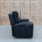 The Anchorage Three Seat Triple Motor Electric Recliner Lounge - Black Leather available to purchase from Warehouse Furniture Clearance at our next sale event.