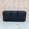 The Anchorage Three Seat Triple Motor Electric Recliner Lounge - Black Leather available to purchase from Warehouse Furniture Clearance at our next sale event.