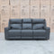 The Anchorage Three Seat Triple Motor Electric Recliner Lounge - Storm Leather available to purchase from Warehouse Furniture Clearance at our next sale event.