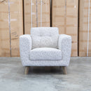 Angelina Single Armchair - Sandstone