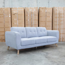Angelina Three Seat Sofa - Ash
