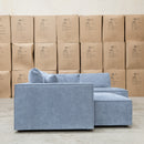 The Apartment Corner Dual Chaise Lounge - Frost available to purchase from Warehouse Furniture Clearance at our next sale event.