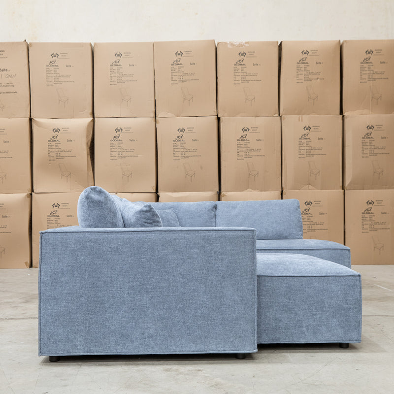 The Apartment Corner Dual Chaise Lounge - Frost available to purchase from Warehouse Furniture Clearance at our next sale event.