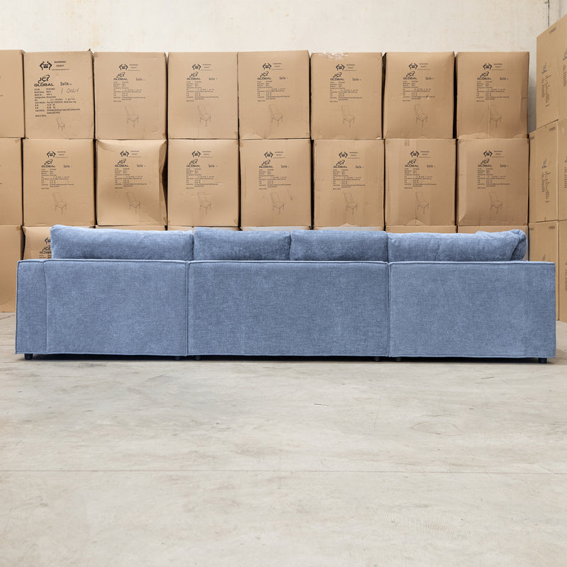 The Apartment Corner Dual Chaise Lounge - Frost available to purchase from Warehouse Furniture Clearance at our next sale event.